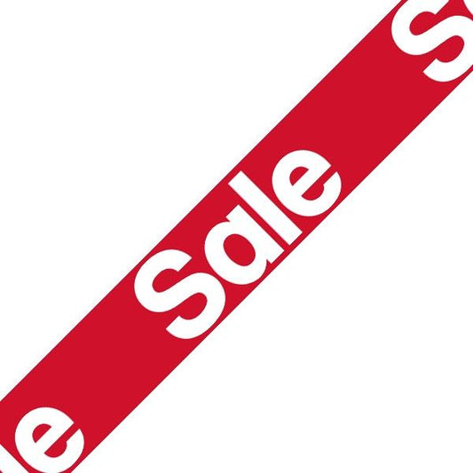 Sale Red Shop Foil Banner Decoration | Party Save Smile