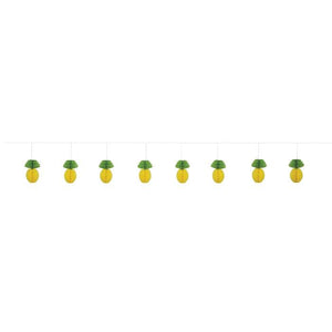 Pineapple Honeycomb Garland Banner Decoration 8 Inches