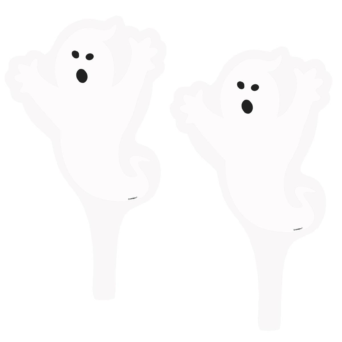 Ghost Cake Topper Picks Pack of 12 | Party Save Smile