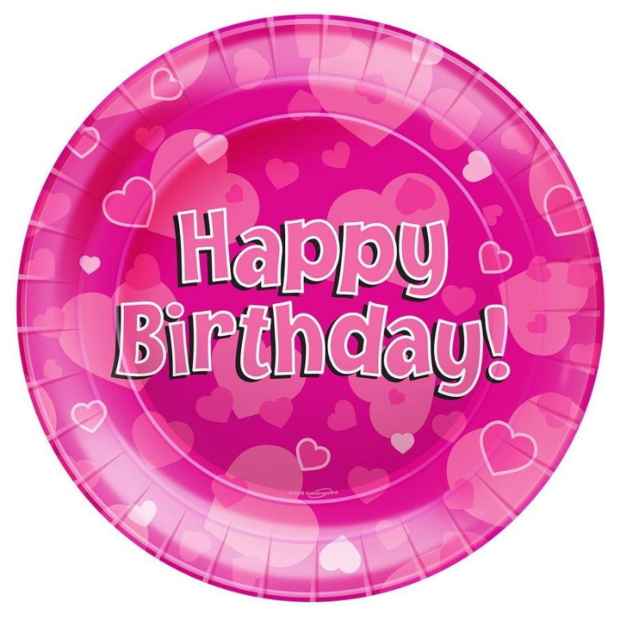 Pink 2nd Birthday Party Pack: Tableware Party Kit