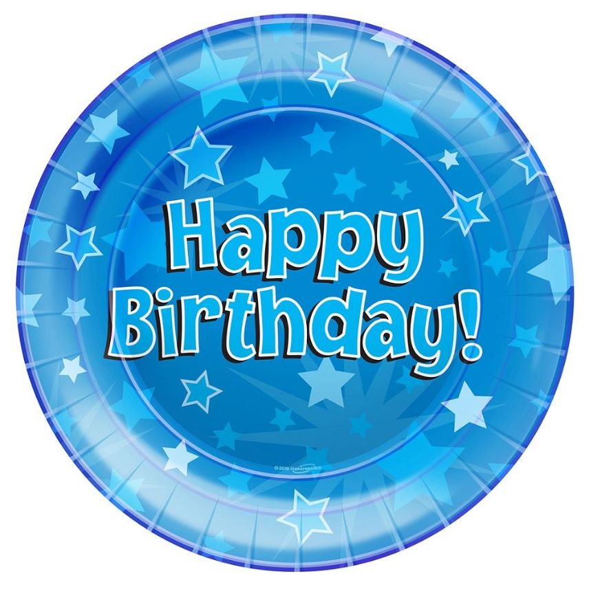 Blue Star 6th Birthday Party Pack: Tableware & Decoration Kit