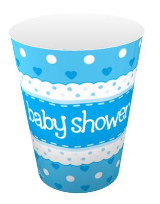 Blue Polka Dot Baby Shower Tableware Pack
