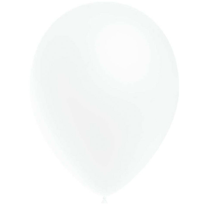 Decotex White Latex Balloons 5 Inch | Party Save Smile