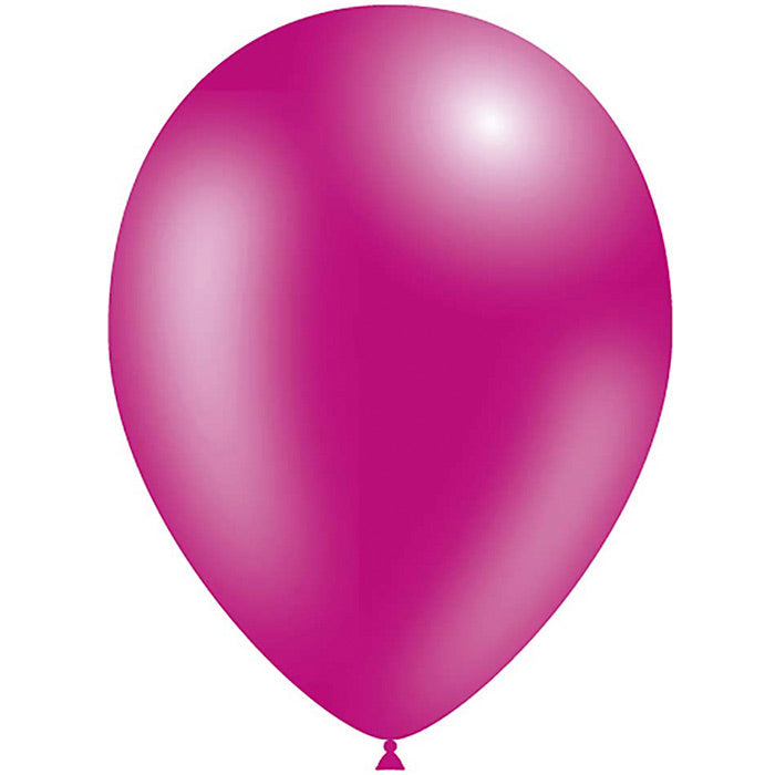 Decotex Fuchsia Latex Balloons 5 Inch | Party Save Smile