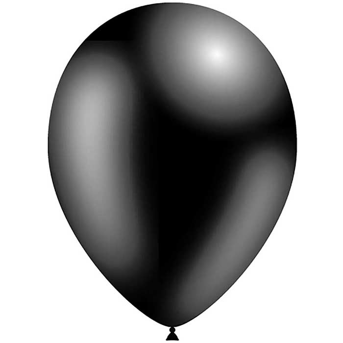 Decotex Black Latex Balloons 5 Inch | Party Save Smile