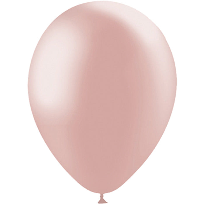 Metallic Decotex Rose Gold Balloons - 5 Inch | Party Save Smile