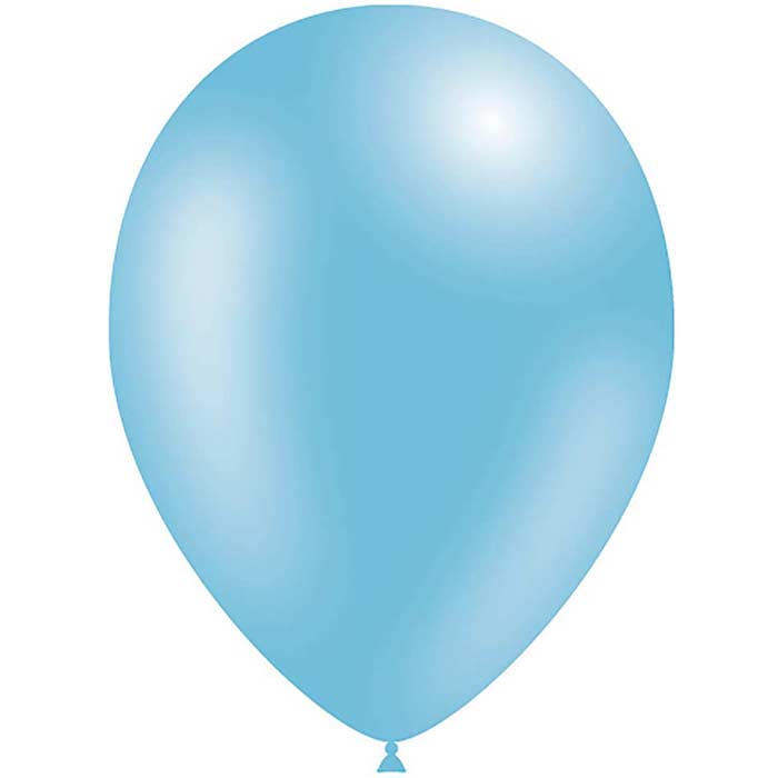 Decotex Baby Blue Latex Balloons 11 Inch | Party Save Smile