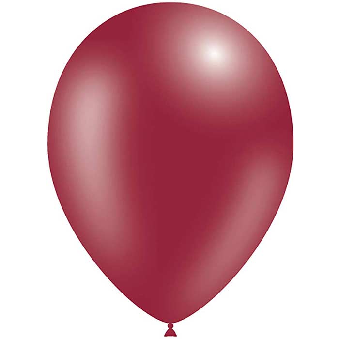 Decotex Metallic Burgundy Balloons 11 Inch | Party Save Smile