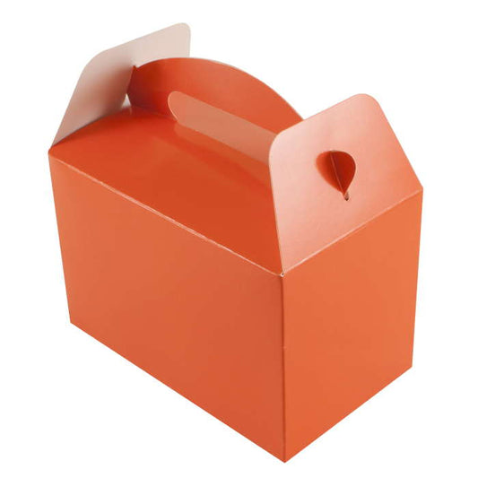 Orange Party Lunch Boxes 6 Pack | Party Save Smile