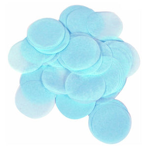 15mm Baby Blue Biodegradable Confetti 14 grams
