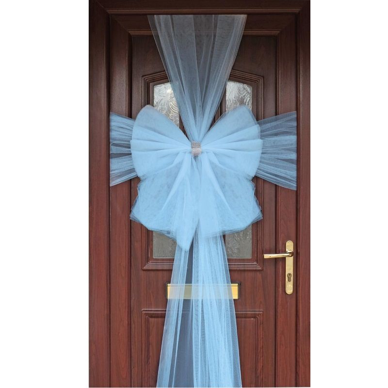 Blue Door Bow: Door Decoration | Party Save Smile