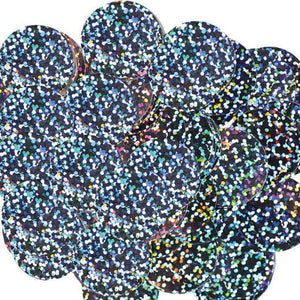 10mm Holographic Silver Confetti 14 grams
