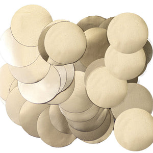 10mm Metallic Champagne Confetti 50 grams