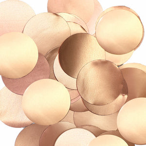 10mm Rose Gold Metallic Table Confetti 50 grams
