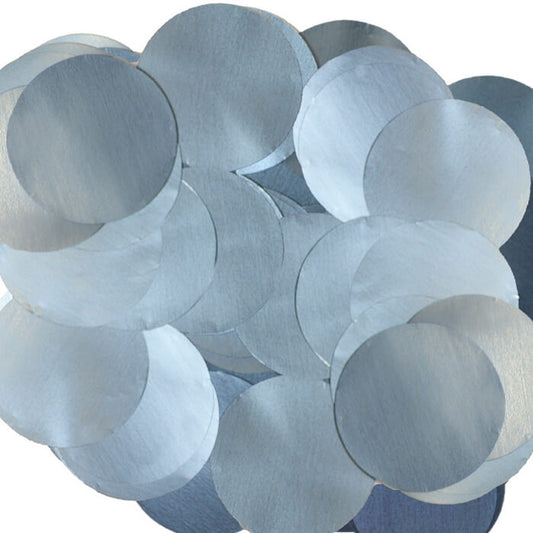 25mm Pearl Blue Metallic Confetti 50 grams | Party Save Smile