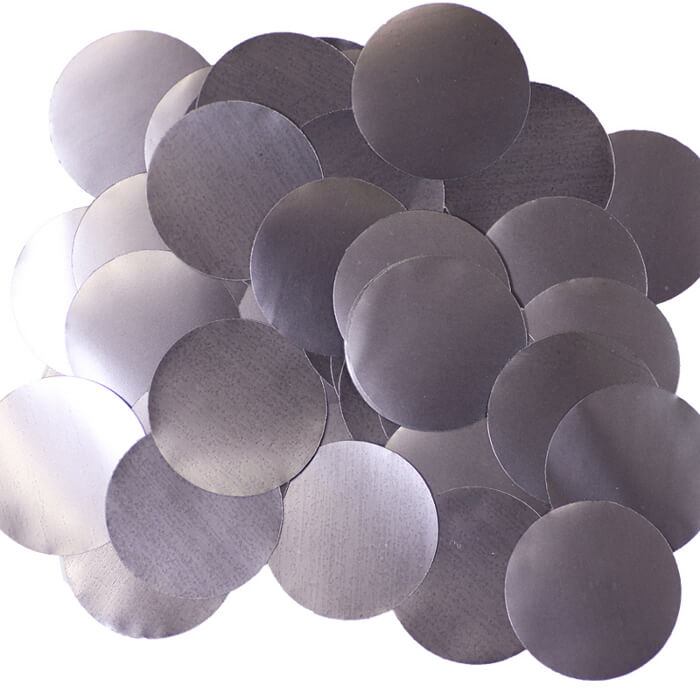 Metallic Graphite Grey Confetti 25mm - 50 grams | Party Save Smile