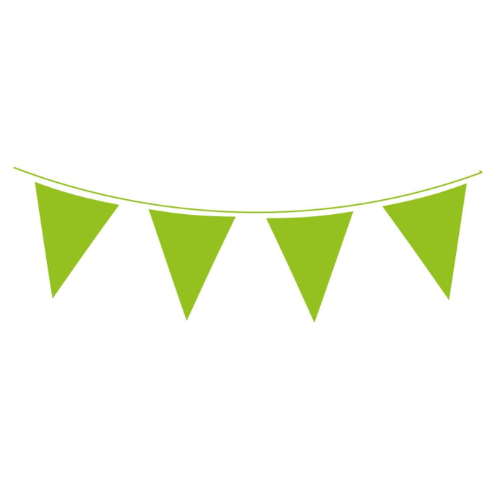 Green Flag Bunting Banner Decoration 10 Metres | Party Save Smile