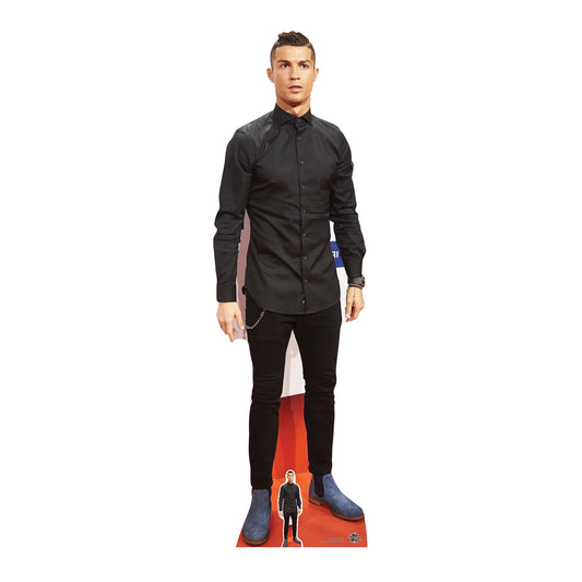 Life Size Christiano Ronaldo Cut Out Height 181cm With Mini Cutout