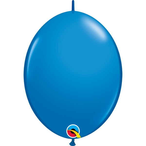 Dark Blue Quick Link Balloons Qualatex 12 inch | Party Save Smile
