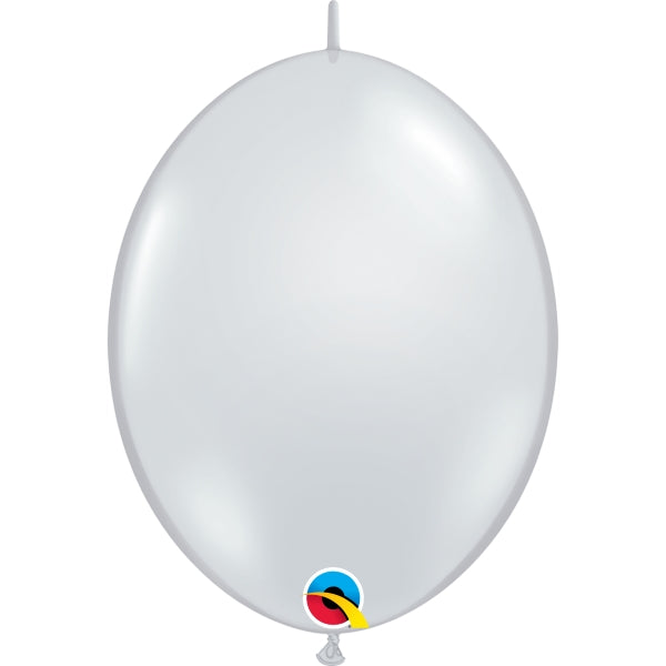 Diamond Clear Quick Link Balloons - 12 inch | Party Save Smile