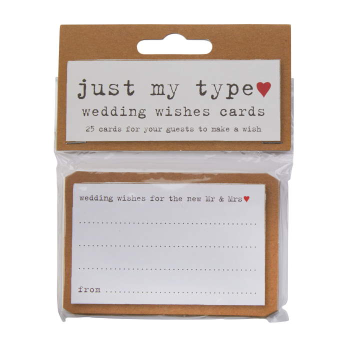 Rustic Wedding Advice Cards Pack of 25 | Party Save Smile
