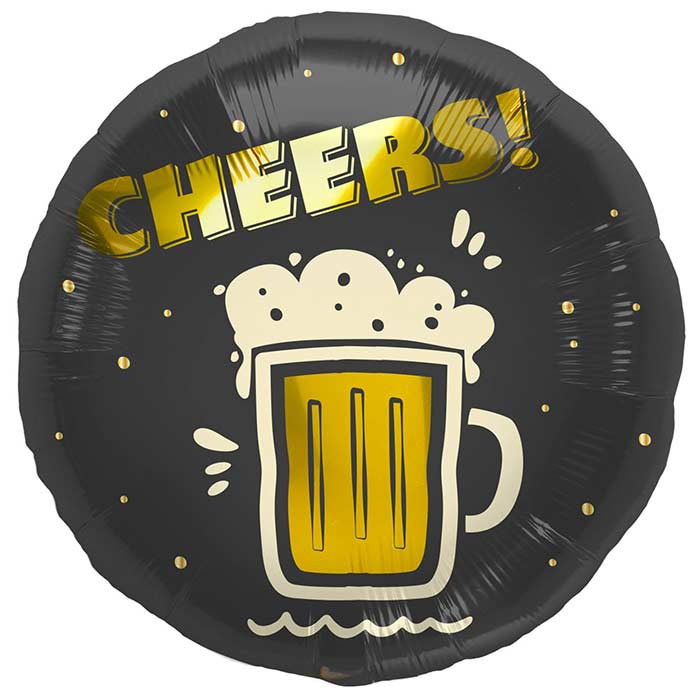 Cheers Beer Mug Foil Balloon 18 Inches| Party Save Smile