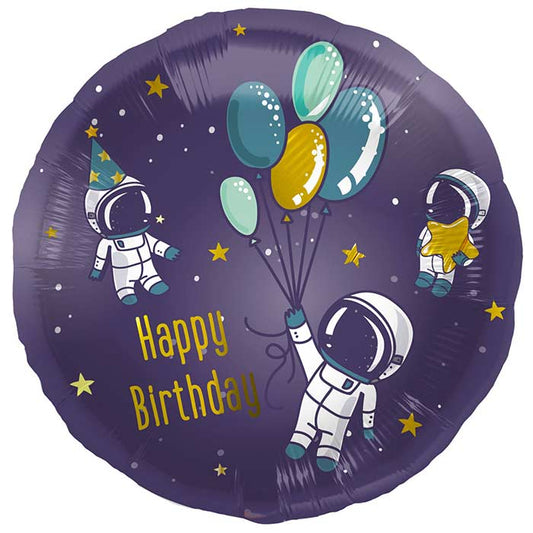 Astronaut Birthday Foil Balloon 18 Inches| Party Save Smile