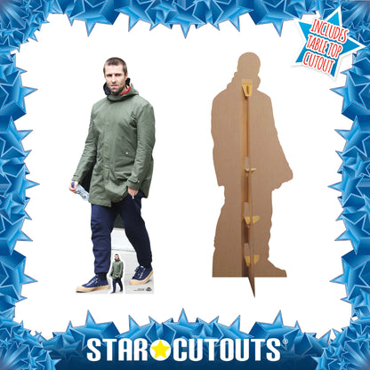 Liam Gallagher Cut Out Height 178cm Lifesize Cardboard Cutout With Mini
