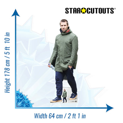 Liam Gallagher Cut Out Height 178cm Lifesize Cardboard Cutout With Mini