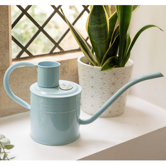 Kent and Stowe Indoor Metal Watering Can 1ltr Blue Sky | Party Save Smile