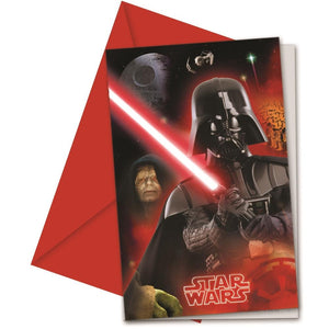 Star Wars Villains Invitations Pack of 6