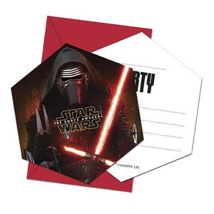 Star Wars Episode 7 Party Invitations Pack of 6 Invites