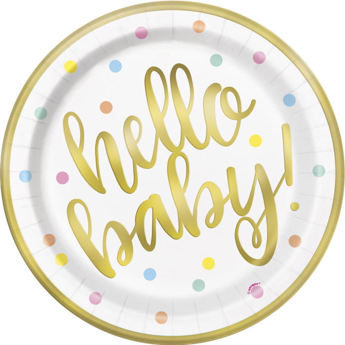 Hello Baby! Baby Shower Party Kit: Tableware Pack