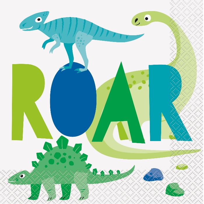 Blue & Green Dinosaur Party Set