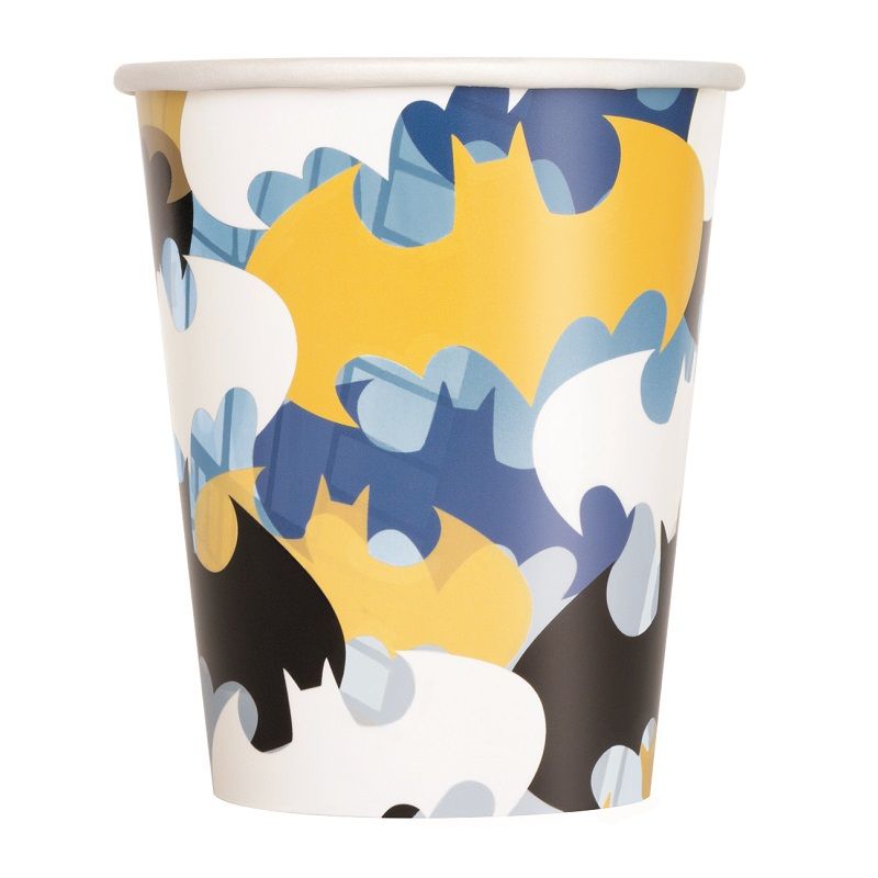 Batman Logo Party Cups Pack of 8 | Party Save Smile
