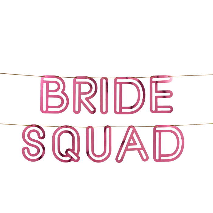 Bride Squad Hen Party Banner Decoration 2 Metres | Party Save Smile