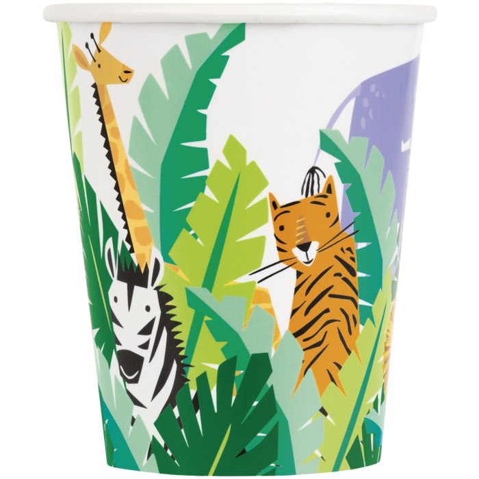 Jungle Animal Birthday Party Pack: Tableware & Decoration Kit