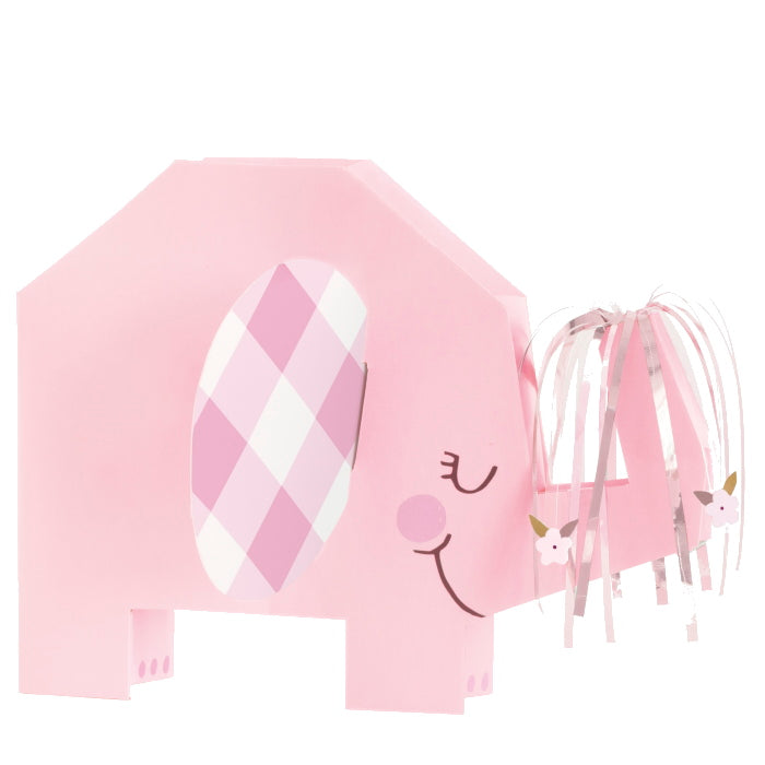 Pink Elephant Table Decoration for Baby Shower | Party Save Smile