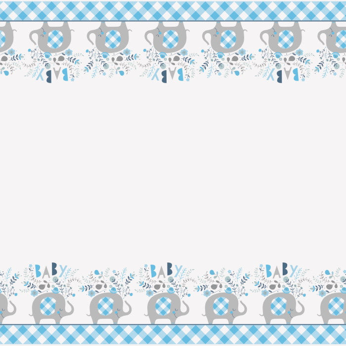 Blue Elephant Baby Shower Party Pack