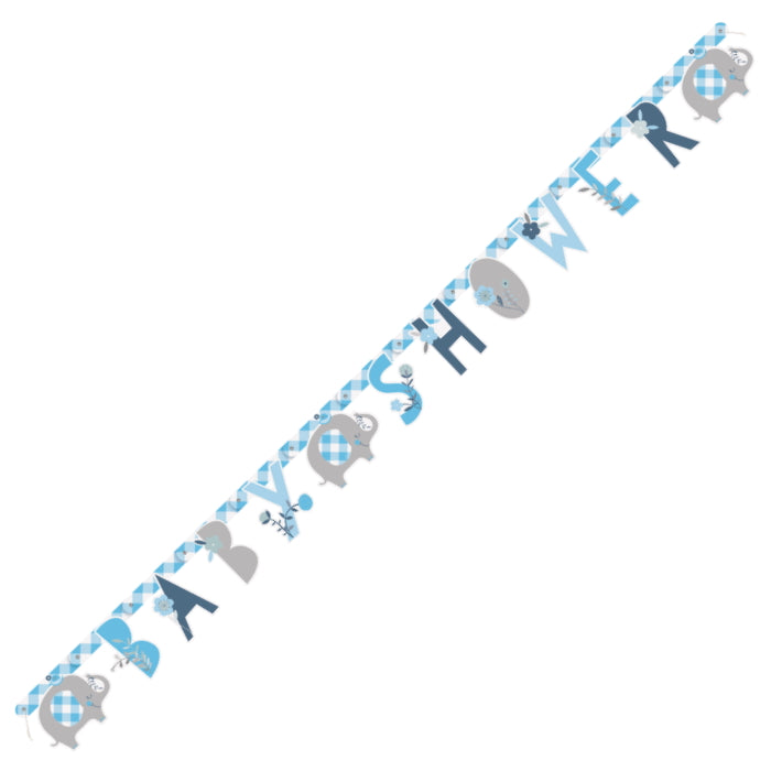 Blue Elephant Baby Shower Party Pack