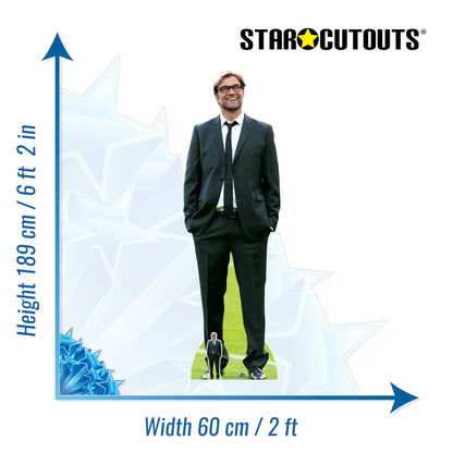 Jurgen Klopp Cardboard Cutout Height 189cm Lifesize Cut Out With Mini