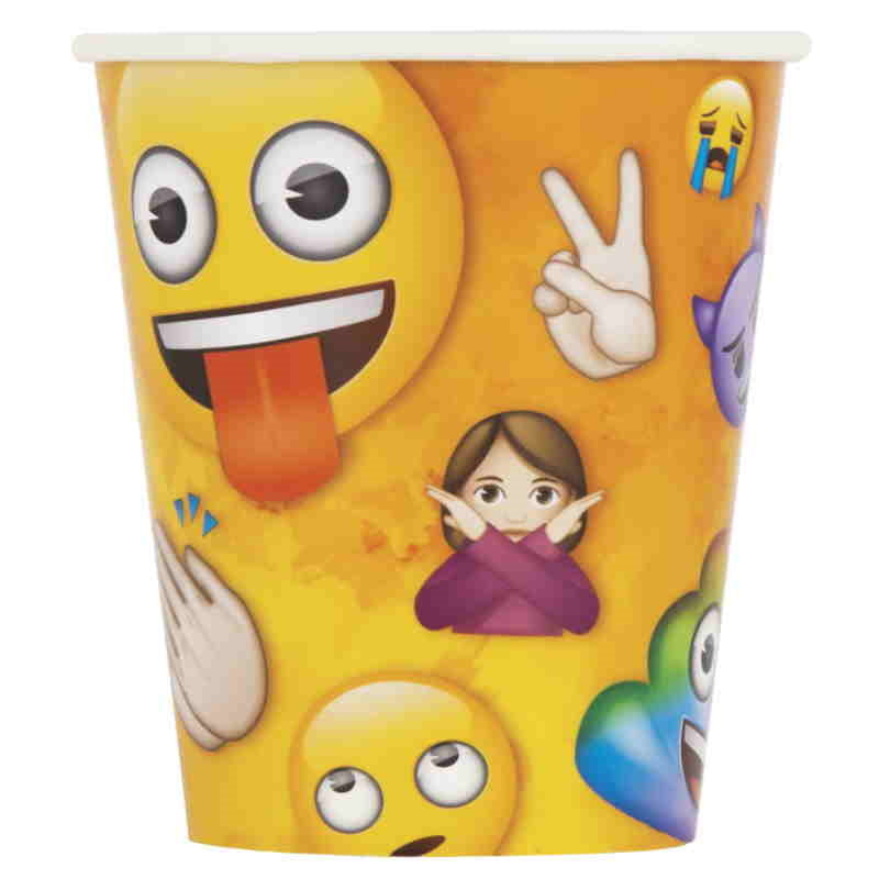 Emoji Rainbow Birthday Party Pack: Tableware & Decoration Kit