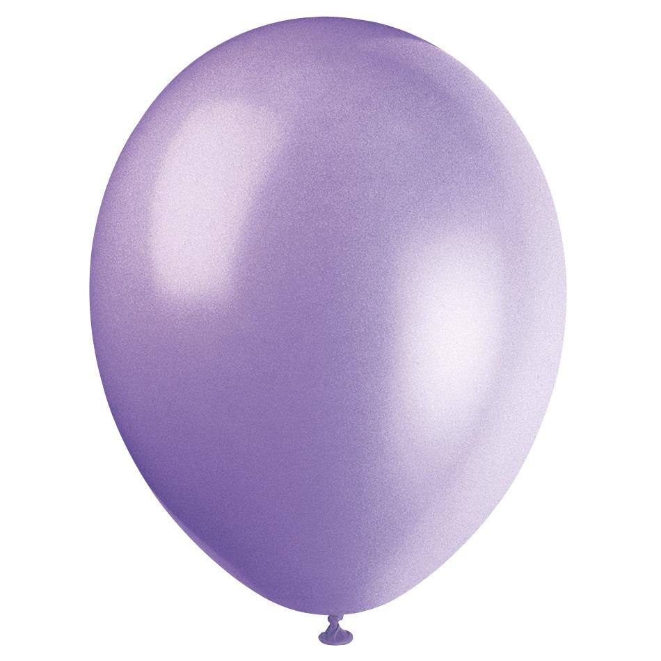 Lilac 12 inch Party Latex Balloons Pack of 10 | Party Save Smile