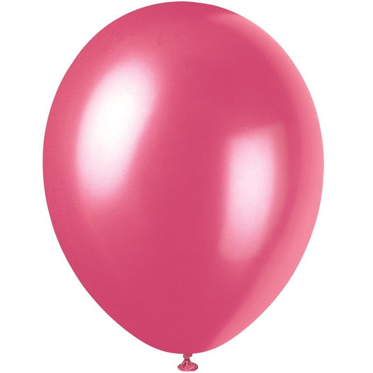 Misty Rose Pearl Crystal Party Latex Balloons