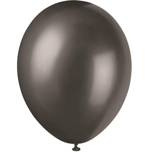 Black Pearl Latex Balloons 12 inch