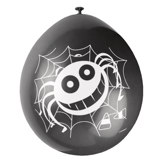 Halloween spider web latex balloons.