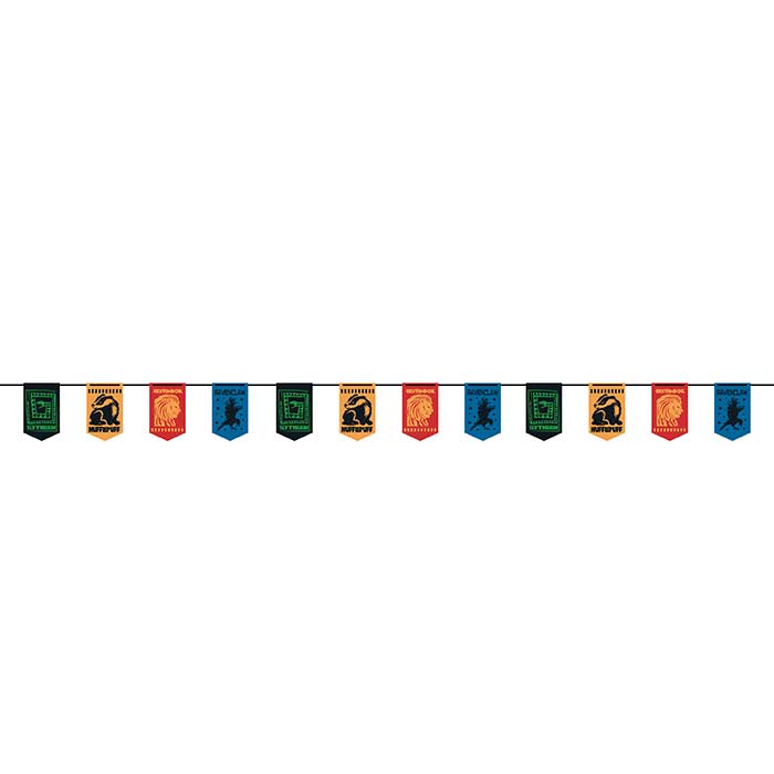 Harry Potter Bunting Flag Banner Party Decoration (Houses) 3.6 metres | Party Save Smile