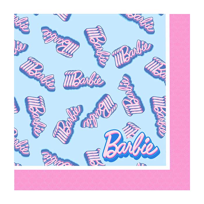 Barbie Napkins Pack of 16 | Party Save Smile