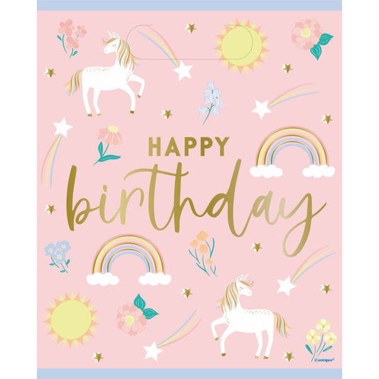 Dainty Unicorn Party Bags Pack of 8 | Party Save Smile