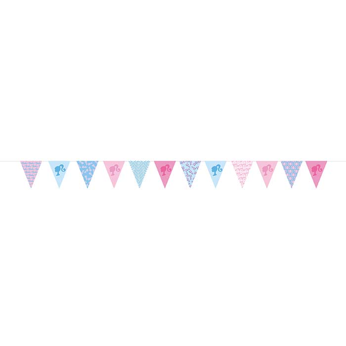 Barbie Bunting Flag Banner 3.6 metres | Party Save Smile
